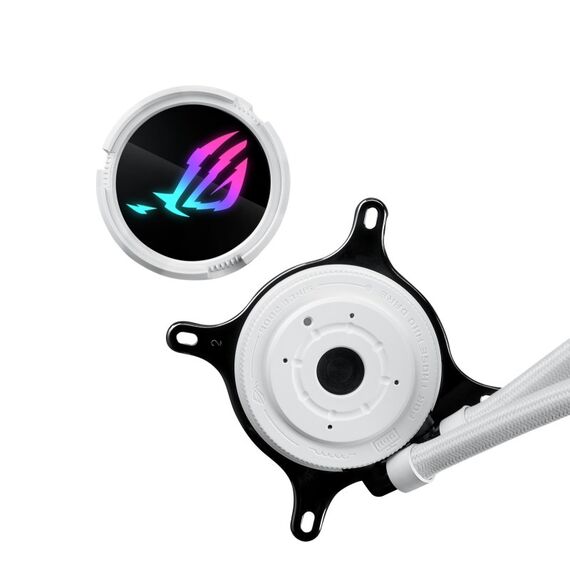 ASUS ROG Strix LC III 360 ARGB White Edition Prozessor All-in-One-Flüssigkeitskühler 12 cm Weiß, Farbe: Weiß, 8 image