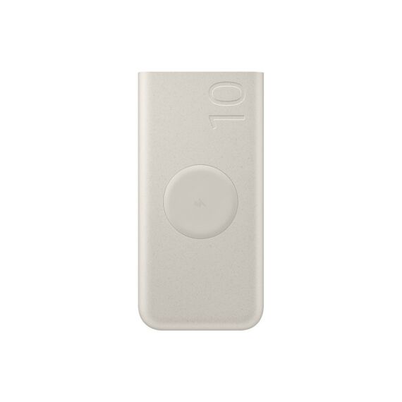 Samsung EB-U2510XUEGEU Powerbank 10000 mAh Kabelloses Aufladen Beige