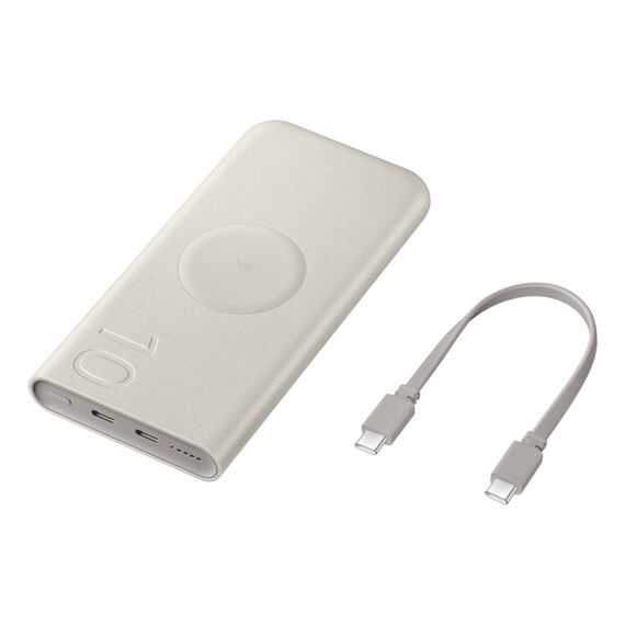 Samsung EB-U2510XUEGEU Powerbank 10000 mAh Kabelloses Aufladen Beige, 3 image