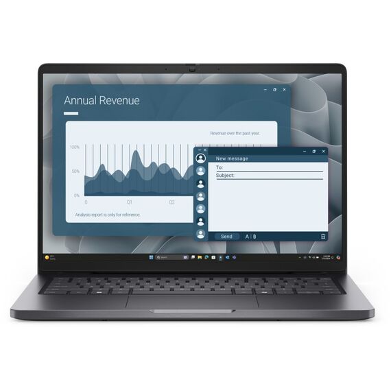 DELL Pro 14 PC14255 AMD Ryzen™ 5 PRO PRO 230 Laptop 35,6 cm (14") Full HD+ 16 GB DDR5-SDRAM 512 GB SSD Wi-Fi 6E (802.11ax) Windows 11 Pro Schwarz Schweiz