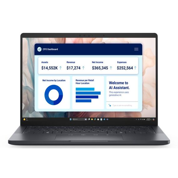 DELL Pro 13 Premium PA13250 Copilot+ PC Intel Core Ultra 5 236V Laptop 33,8 cm (13.3") Full HD+ 16 GB LPDDR5x-SDRAM 512 GB SSD Wi-Fi 7 (802.11be) Windows 11 Pro Grau Schweiz