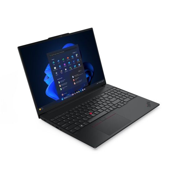 Lenovo ThinkPad E16 Gen 3 (Intel) Copilot+ PC Intel Core Ultra 5 226V Laptop 40,6 cm (16") WUXGA 16 GB LPDDR5x-SDRAM 512 GB SSD Wi-Fi 6E (802.11ax) Windows 11 Pro Schwarz Schweiz, 3 image