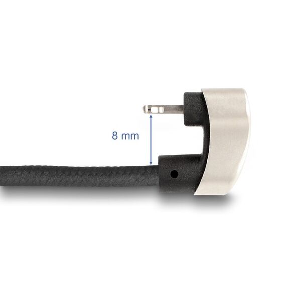 DeLOCK Daten- und Ladekabel USB Type-C™ zu Lightning™ für iPhone™ und iPad™ 180° gewinkelt 2 m MFi, 4 image