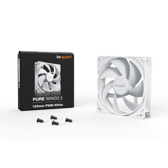 be quiet! Pure Wings 3 120mm PWM White Computergehäuse Ventilator 12 cm Weiß 1 Stück(e), 2 image