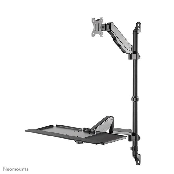 Neomounts WL90-325BL1 Sitz-Steh-Arbeitsplatz-Wand 17-32" - Gasfeder, 10 image