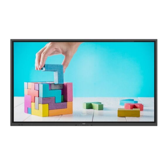 Philips E-Line 75BDL4152E/00 Digital Signage Flachbildschirm 190,5 cm (75") WLAN 400 cd/m² 4K Ultra HD Schwarz Touchscreen Eingebauter Prozessor Android 18/7