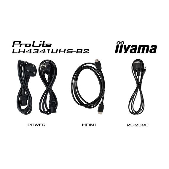 iiyama LH4341UHS-B2 Signage-Display 108 cm (42.5") LCD 500 cd/m² 4K Ultra HD Eingebauter Prozessor Android 8.0 24/7, 14 image