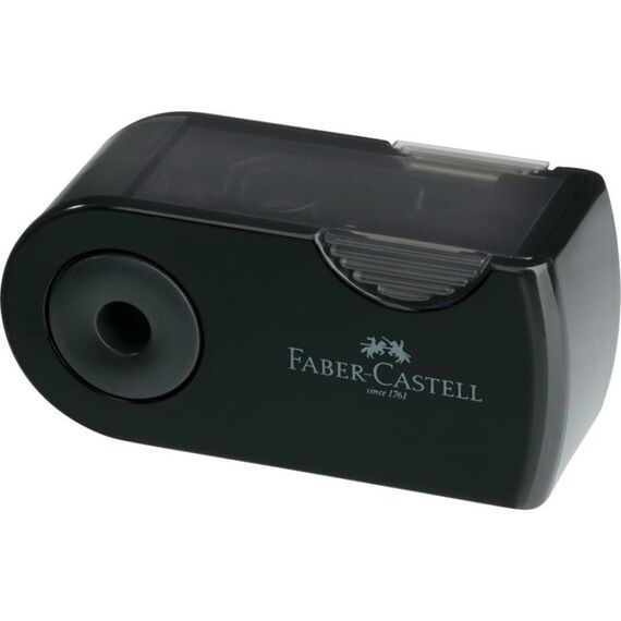 Faber-Castell 182710 Anspitzer Manueller Bleistiftspitzer Schwarz, 2 image