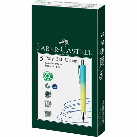 Faber-Castell 241109 Kugelschreiber Blau Clip-on-Einziehkugelschreiber Extradick 1 Stück(e), 2 image