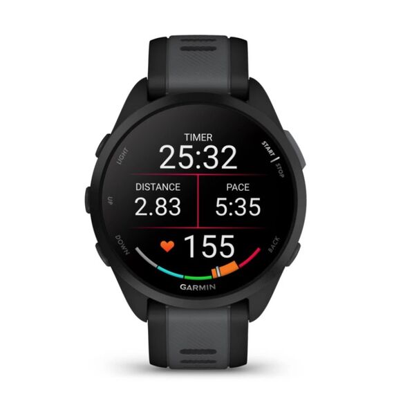 Garmin Forerunner 165 3,05 cm (1.2") AMOLED 43 mm Digital 390 x 390 Pixel Touchscreen Schwarz GPS, 2 image