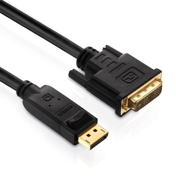 PureLink FlexInstall PI5200-015 Videokabel-Adapter 1,5 m DVI-D DisplayPort Schwarz, 2 image