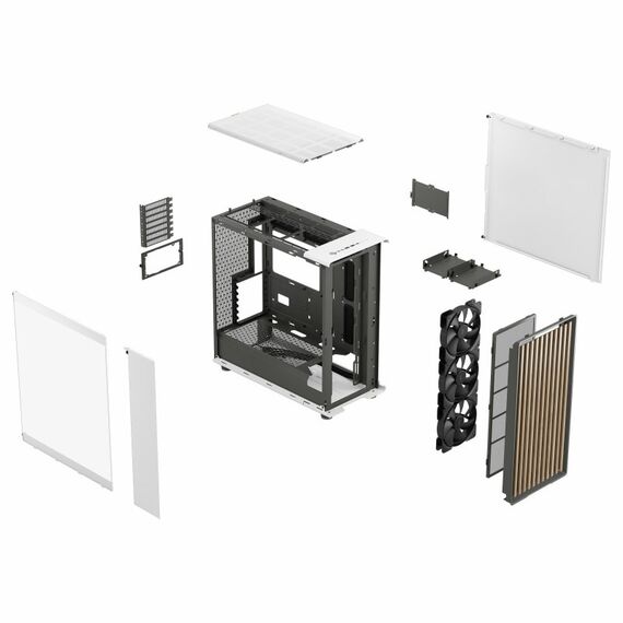Fractal Design North XL Midi Tower Weiß, Farbe: Weiß, 8 image