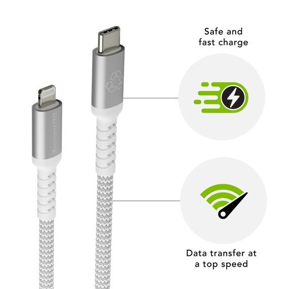 dbramante1928 re-charge - BRD Kabel - 1.2m USB-C zu Lightning - W, Länge: 1,2 m, 4 image