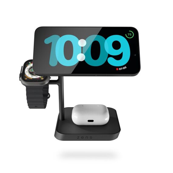 ZENS ZEAPDC01/00 Ladegerät für Mobilgeräte Kopfhörer, Smartphone, Smartwatch, Tablets Schwarz AC Kabelloses Aufladen Schnellladung Drinnen, 3 image