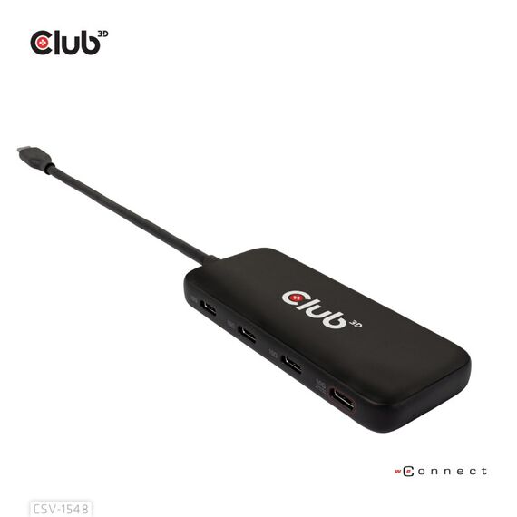 CLUB3D CSV-1548 Schnittstellen-Hub USB 3.2 Gen 1 (3.1 Gen 1) Type-C Schwarz, 5 image