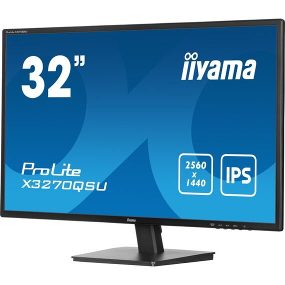 iiyama ProLite X3270QSU-B1 Computerbildschirm 80 cm (31.5") 2560 x 1440 Pixel Wide Quad HD LED Schwarz, 3 image