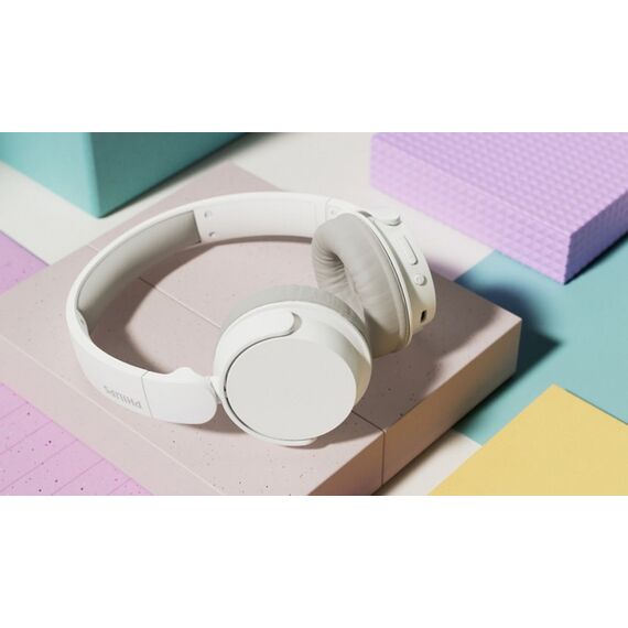 Philips TAH3209WT/00 Kopfhörer & Headset Kabellos Kopfband Anrufe/Musik Bluetooth Weiß, Farbe: Weiß, 4 image