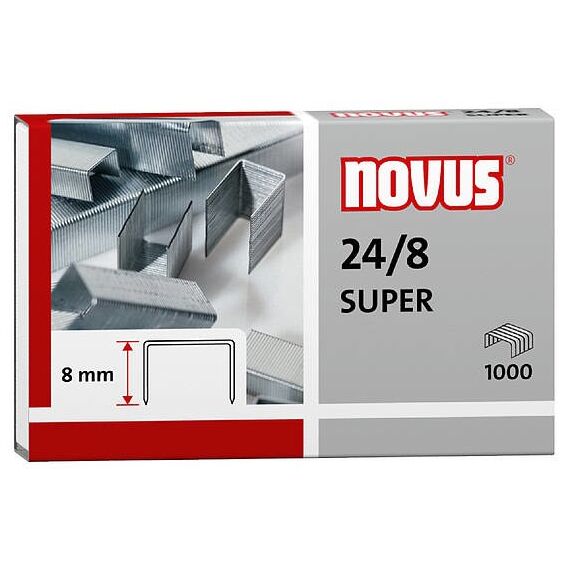 Novus 24/8 SUPER Klammerpack 1000 Heftklammern