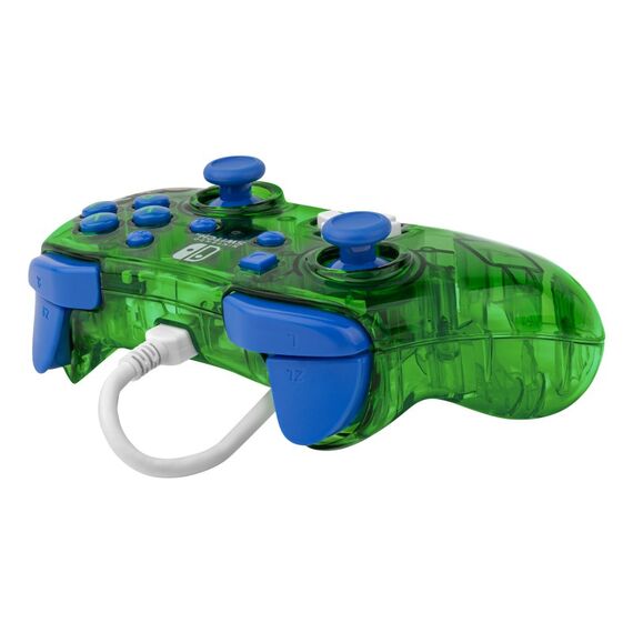 PDP Rock Candy: Luigi Lime Blau, Grün, Durchscheinend USB Gamepad Analog / Digital Nintendo Switch, Nintendo Switch Lite, Nintendo Switch OLED, 2 image