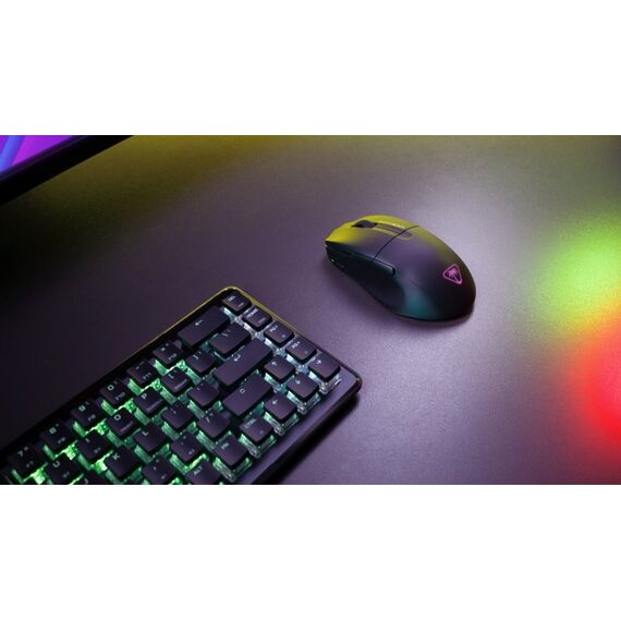 Turtle Beach Pure Air – Ultraleichte, kabellose und ergonomische RGB-Gaming-Maus, optischer Sensor mit 26.000 DPI, 125h Akkulaufzeit - Schwarz, Farbe: Schwarz, Durchscheinend, 7 image