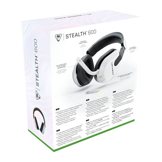 Turtle Beach Stealth 600 Konsole Xbox Kabelloses Gaming Headset w/ 80hr Stunden, 50mm Lautsprecher und Bluetooth für Xbox Series X|S, Xbox One, PC and Mobile, Weiß, 10 image
