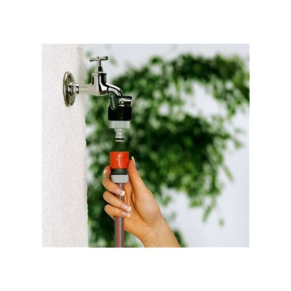 Gardena 2908-20 Wasserhahn-Ersatzteil und Armatur Armaturenanschluss Schwarz, Grau