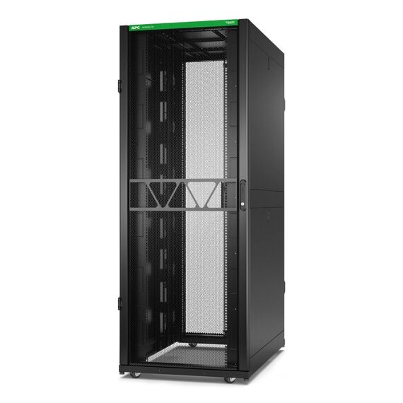 APC Netshelter SX Gen2 AR3350B2 - 42HE, 1991h x 750b x 1200t mm, mit Seitenteilen, Schwarz, Farbe: Schwarz