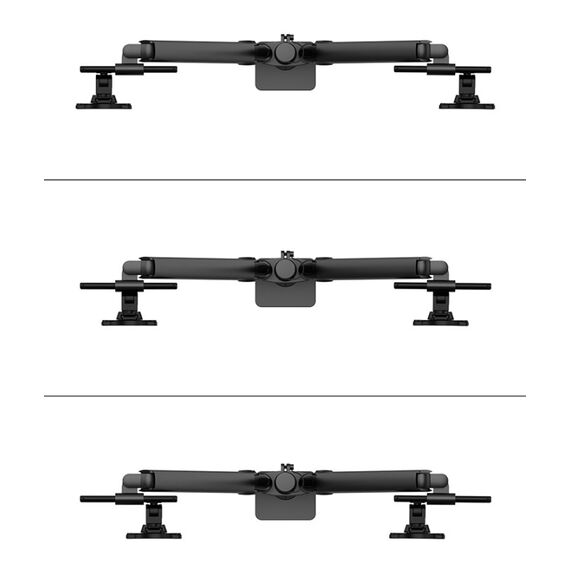 Neomounts DS65S-950BL2 Monitorarm 24-34" - Gasfeder - Topfix - mehrfach verstellbar - 180°-Stopp, Farbe: Schwarz, 5 image
