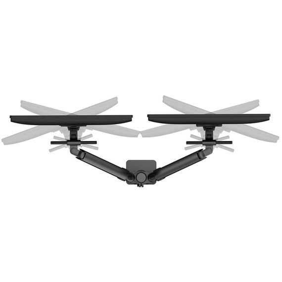 Neomounts DS65S-950BL2 Monitorarm 24-34" - Gasfeder - Topfix - mehrfach verstellbar - 180°-Stopp, Farbe: Schwarz, 9 image