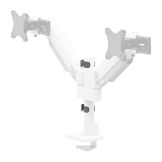 Neomounts DS65S-950WH2 Monitorarm 24-34" - Gasfeder - Topfix - mehrfach verstellbar - 180°-Stopp, Farbe: Weiß, 15 image