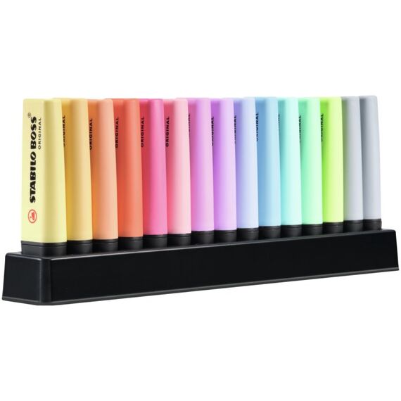 STABILO Boss Original Pastel Marker 15 Stück(e) Meißel Mehrfarbig