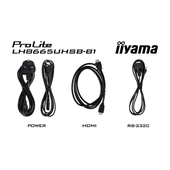 iiyama LH8665UHSB-B1 Signage-Display Kiosk-Design 2,18 m (86") LED WLAN 800 cd/m² 4K Ultra HD Schwarz Eingebauter Prozessor Android 11 24/7, 12 image