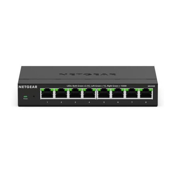 NETGEAR MS308 Unmanaged 2.5G Ethernet (100/1000/2500) Schwarz, 2 image