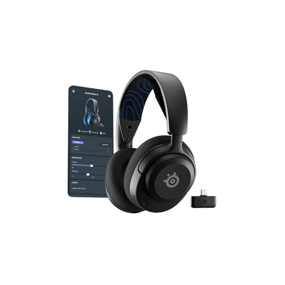 Steelseries Arctis Nova 5P Wireless Kopfhörer Kabellos Kopfband Gaming USB Typ-C Bluetooth Schwarz, 5 image