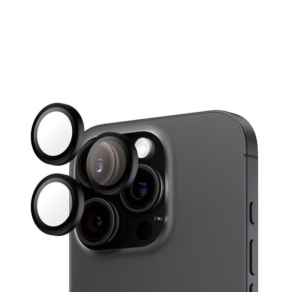 PanzerGlass ® Hoops® Kameraschutz Schwarz iPhone 16 Pro | 16 Pro Max