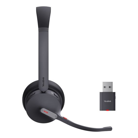 Yealink WH64 Hybrid Dual Teams Kopfhörer Kabellos Kopfband Büro/Callcenter Mikro-USB Bluetooth Schwarz, 2 image