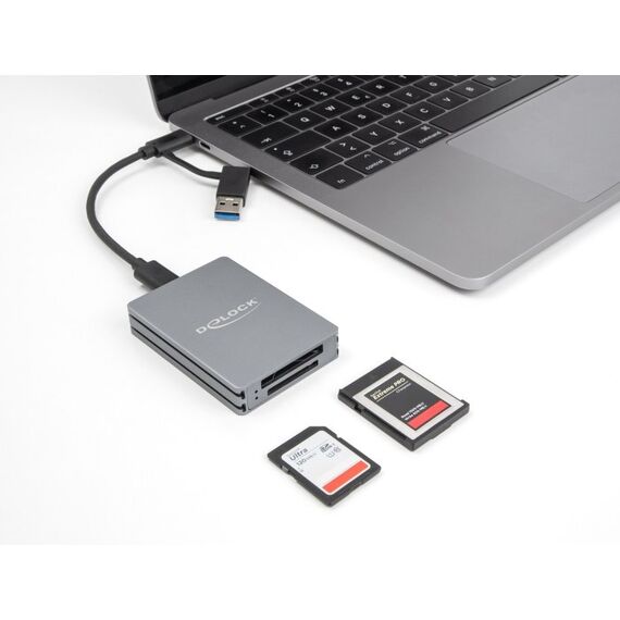 DeLOCK USB Type-C Card Reader für SD und CFexpress Typ B Speicherkarten, 4 image