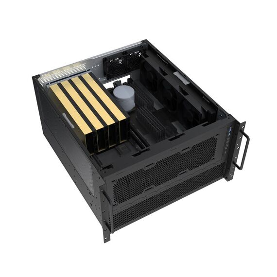 Silverstone RM600 Rack Schwarz, 9 image