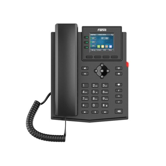 Fanvil X303-2 IP-Telefon Schwarz 4 Zeilen LCD