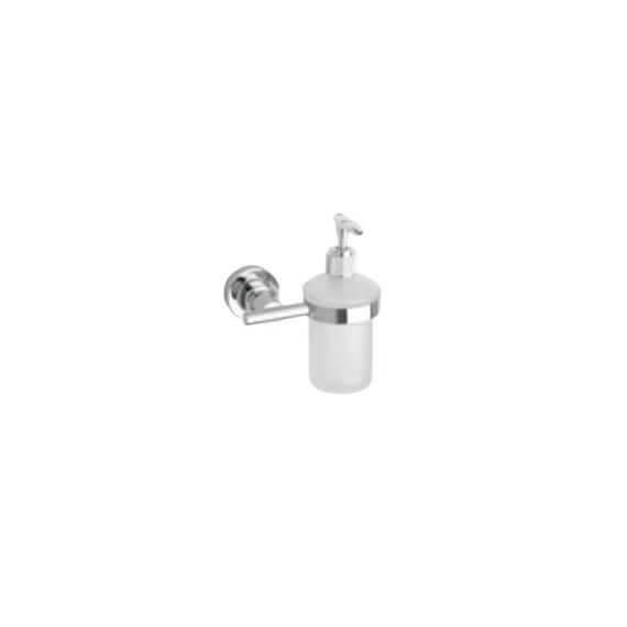 TESA 40296-00000-00 Seifenspender Edelstahl, Weiß
