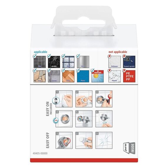 TESA DELUXXE Handtuchhaken Wand-montiert Chrom, 2 image