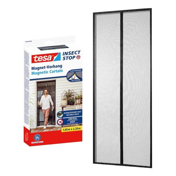 TESA 55394-00000-00 Moskitonetz Tür Anthrazit, 2 image