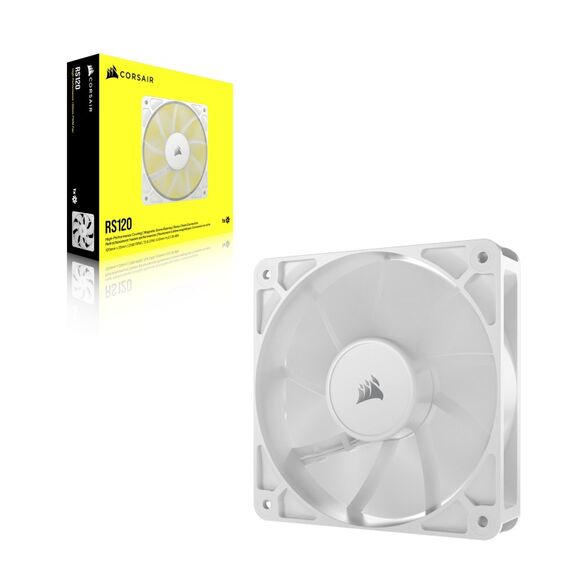 Corsair RS120 Computergehäuse Ventilator 12 cm Weiß 1 Stück(e), Farbe: Weiß, 6 image
