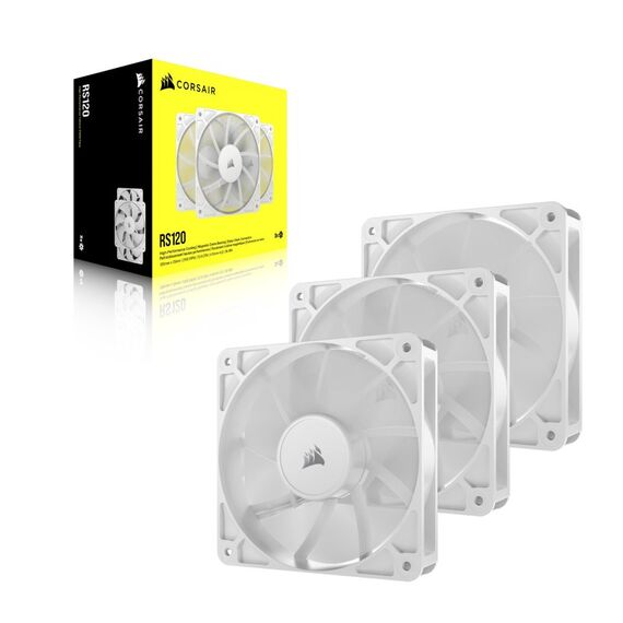 Corsair RS120 Computergehäuse Ventilator 12 cm Weiß 3 Stück(e), 6 image