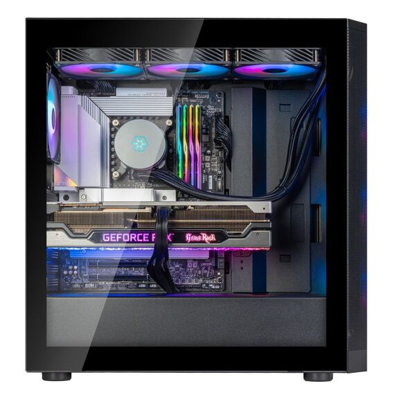 Silverstone FARA 514X Midi Tower Schwarz, Farbe: Schwarz, 4 image