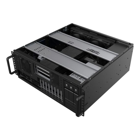 Silverstone RM47-502-I Computer-Gehäuse Rack Schwarz