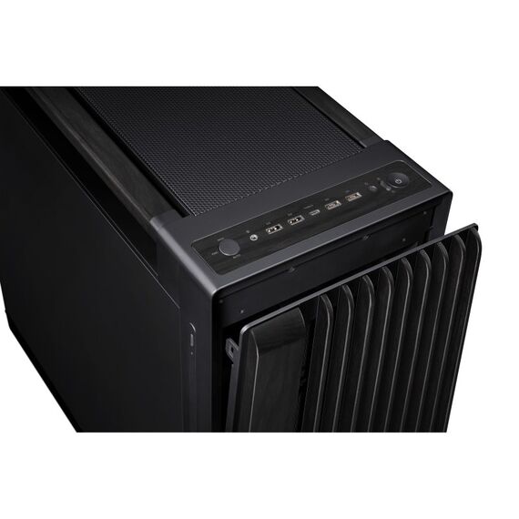 ASUS ProArt PA602 Wood Edition – Metal Panel Midi Tower Schwarz, 4 image