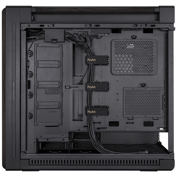 ASUS ProArt PA602 Wood Edition – Metal Panel Midi Tower Schwarz, 9 image