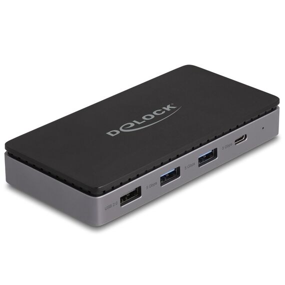 DeLOCK USB Type-C Dockingstation 4K - Dual HDMI MST / USB / Gibabit LAN / PD 3.0 85 W