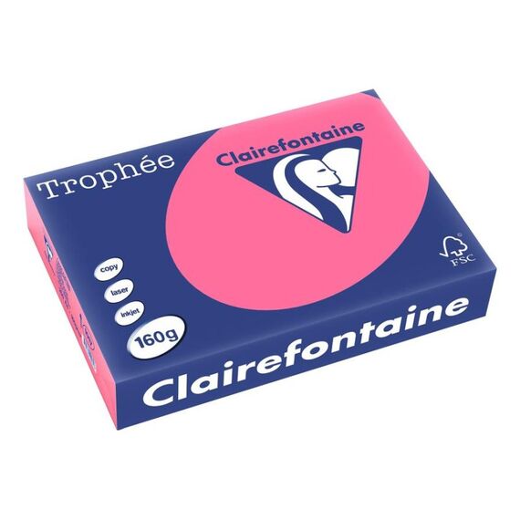 Clairefontaine Trophée Druckerpapier A4 (210x297 mm) 250 Blätter Pink